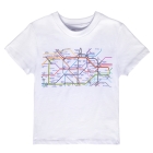 Kids Underground Map T-Shirt Organic Cotton