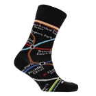 Underground Map Black Socks