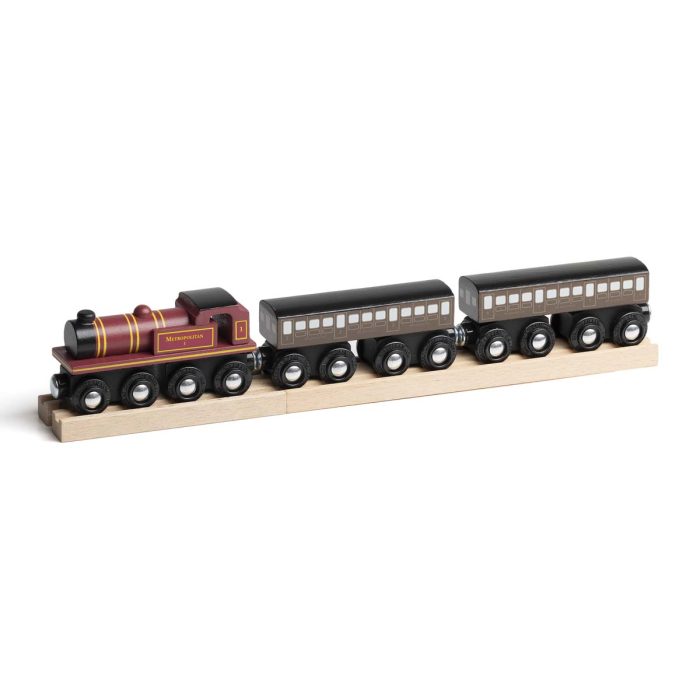 Met Wooden Train Toy Set
